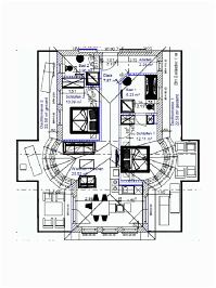 Wohnungsgrundriss (Mblierung exemplarisch)